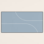 Modern Minimal Line Abstract XIII Desk Mat Gallery Image 3