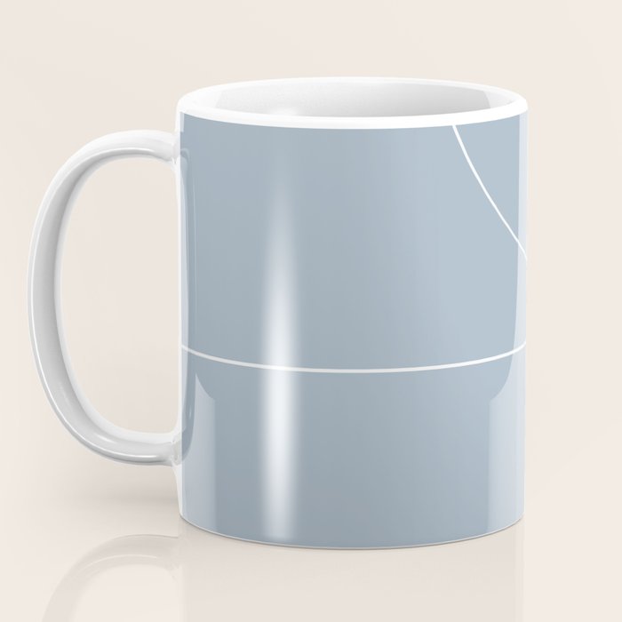 Modern Minimal Line Abstract XIII Coffee Mug Gallery Image 3