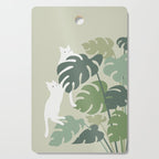 Cat and Plant 42 Cutting Board Gallery Image 1