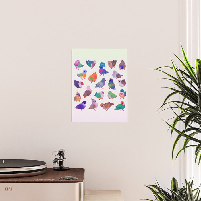 Wild pigeon - light Poster Gallery Image 2