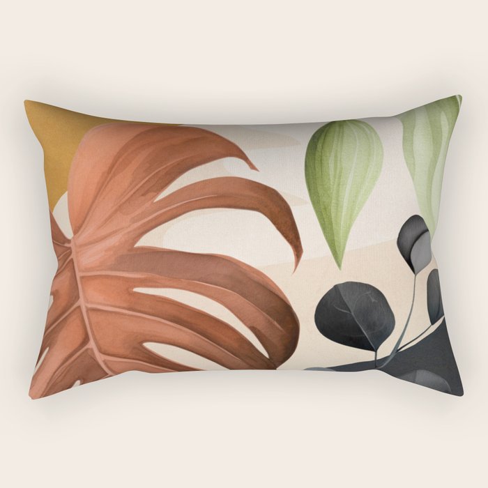 Abstract Tropical Art 20 Rectangular Pillow Gallery Image 1