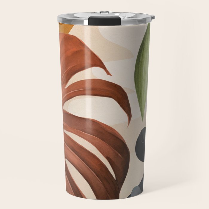 Abstract Tropical Art 20 Travel Mug Gallery Image 1
