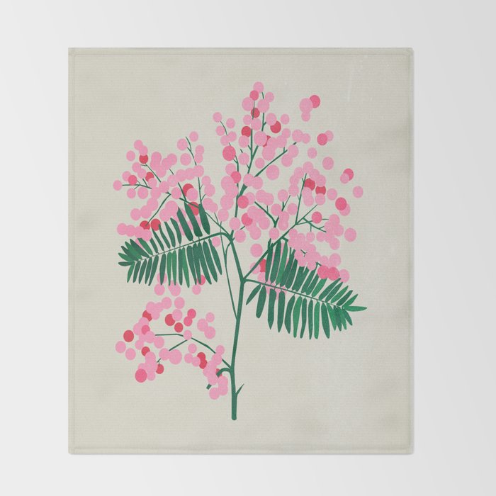 Flower Market 03: Tokyo Throw Blanket Gallery Image 2