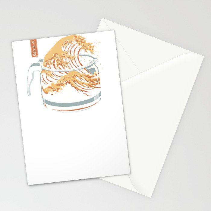 The Great Wave of Coffee Stationery Card Gallery Image 2