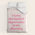 Retro Morning Quote Nº1  pink Duvet Cover Gallery Image 6