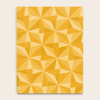 Kaleidoscope Tile Pattern XI Golden Yellow Tones Notebook Gallery Image 4