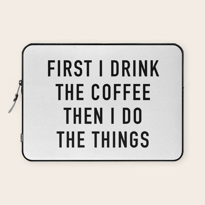 Coffee Laptop Sleeve Gallery Image 1