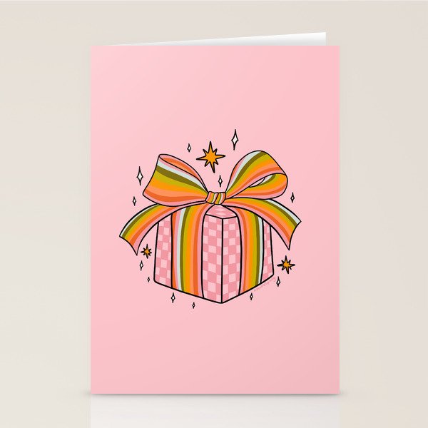 Rainbow Present Stationery Card Gallery Image 2