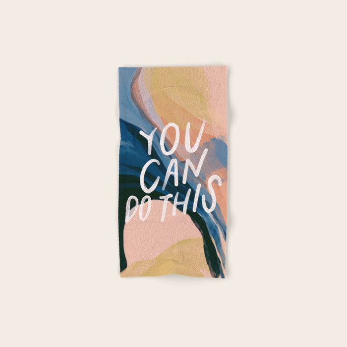 You Can Do This! Hand & Bath Towel Gallery Image 1