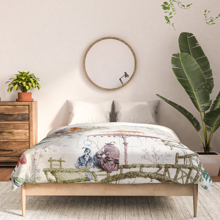 Enchanted Forest Chinoiserie Comforter Gallery Image 3