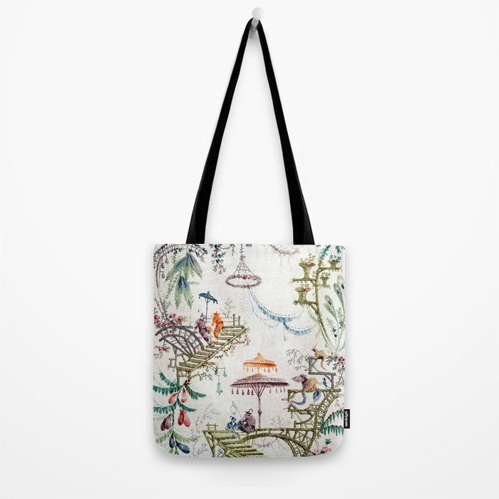 Enchanted Forest Chinoiserie Tote Bag Gallery Image 2