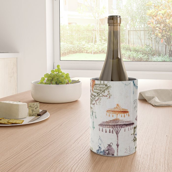 Enchanted Forest Chinoiserie Wine Chiller Gallery Image 4