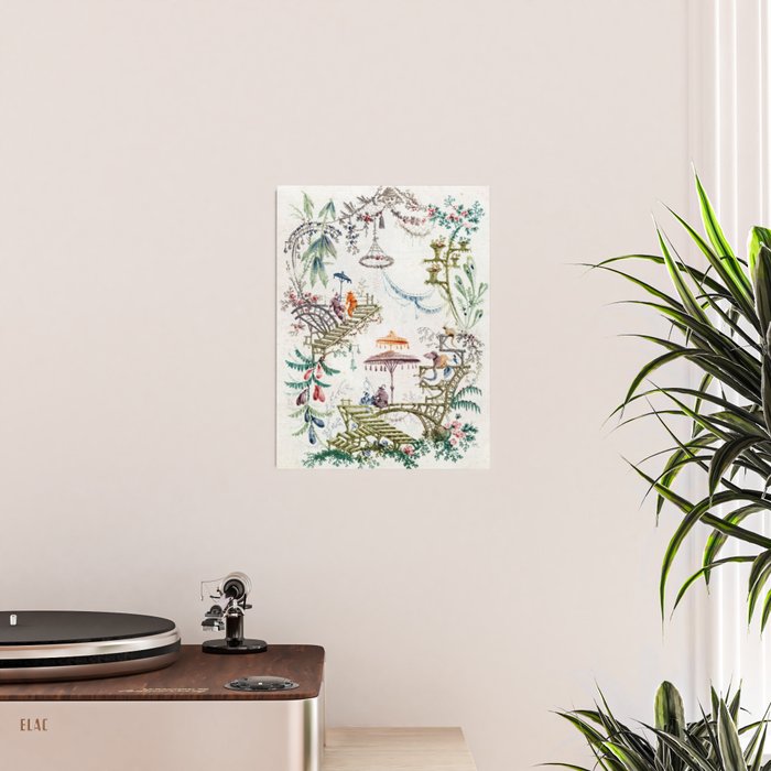 Enchanted Forest Chinoiserie Poster Gallery Image 2