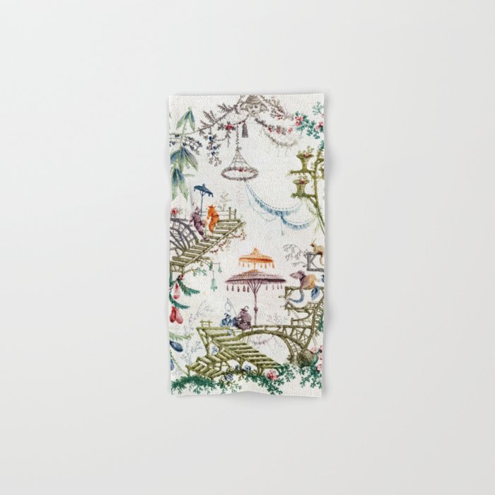 Enchanted Forest Chinoiserie Bath Towel Gallery Image 1