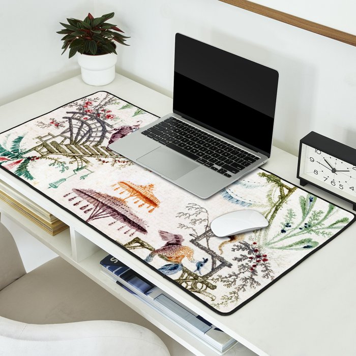 Enchanted Forest Chinoiserie Desk Mat Gallery Image 2