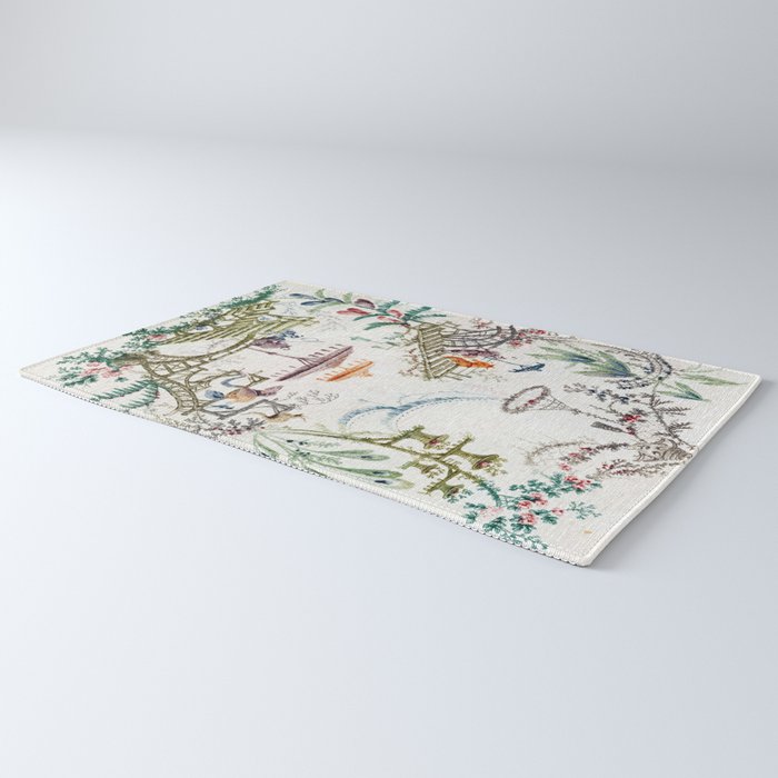 Enchanted Forest Chinoiserie Rug Gallery Image 3