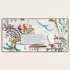 Enchanted Forest Chinoiserie Desk Mat Gallery Image 1