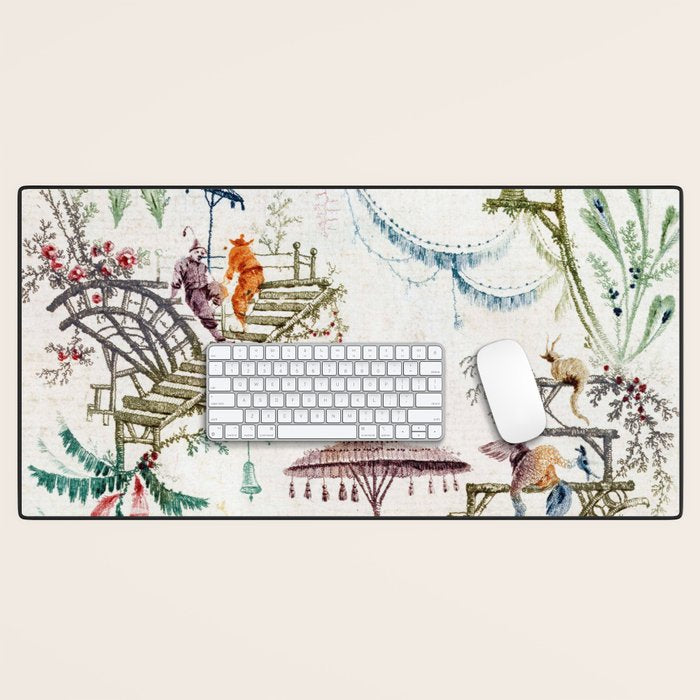 Enchanted Forest Chinoiserie Desk Mat Gallery Image 1
