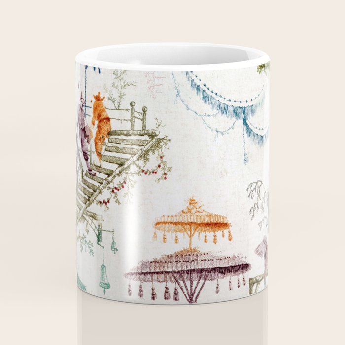 Enchanted Forest Chinoiserie Coffee Mug Gallery Image 4