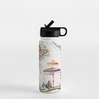Enchanted Forest Chinoiserie Water Bottle Gallery Image 1