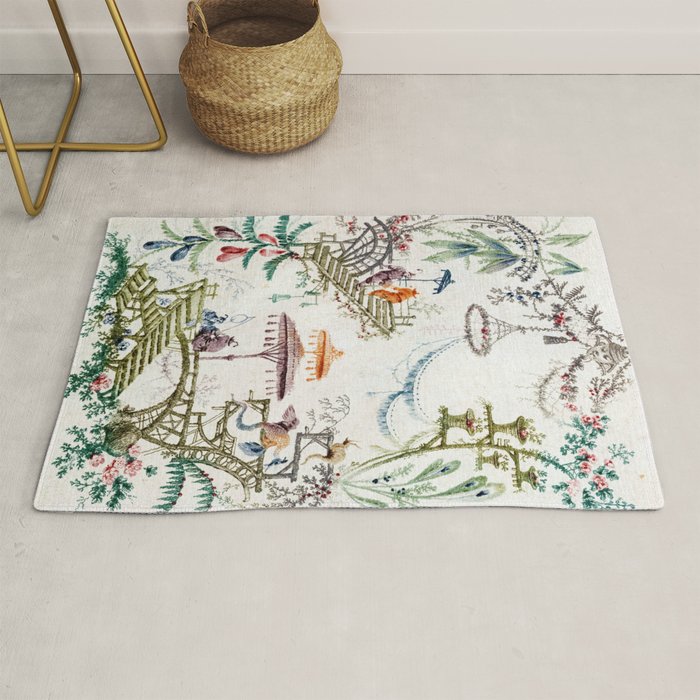Enchanted Forest Chinoiserie Rug Gallery Image 1