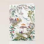 Enchanted Forest Chinoiserie Stationery Card Gallery Image 2