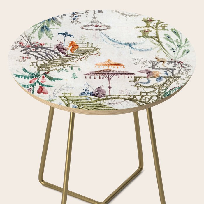 Enchanted Forest Chinoiserie Side Table Gallery Image 2