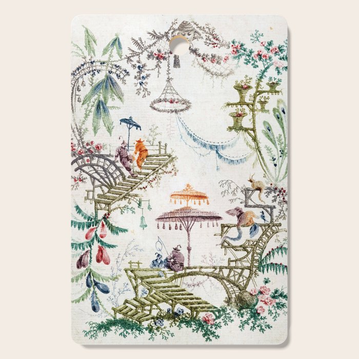 Enchanted Forest Chinoiserie Cutting Board Gallery Image 1