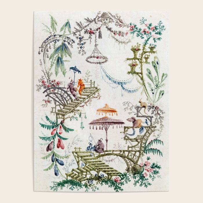 Enchanted Forest Chinoiserie Poster Gallery Image 4