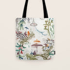 Enchanted Forest Chinoiserie Tote Bag Gallery Image 1