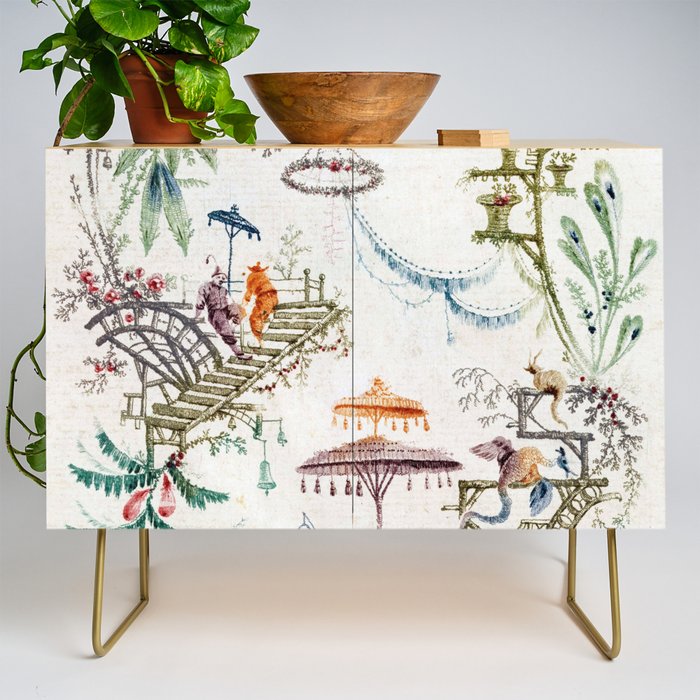 Enchanted Forest Chinoiserie Credenza Gallery Image 1