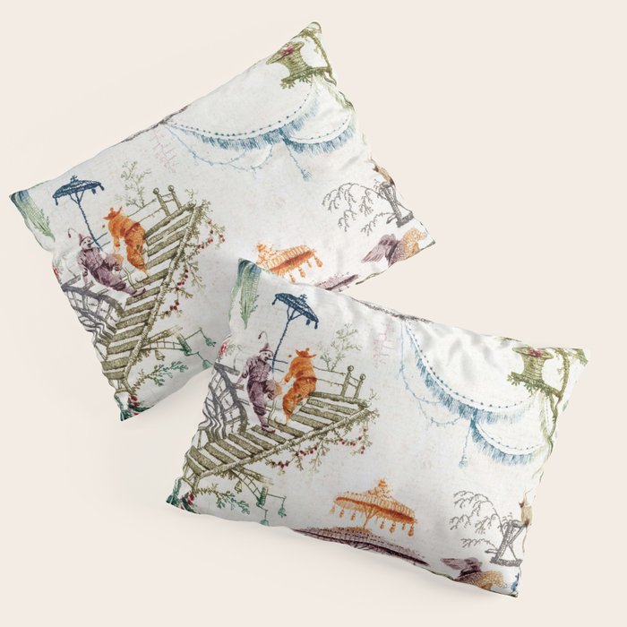 Enchanted Forest Chinoiserie Pillow Sham Gallery Image 3