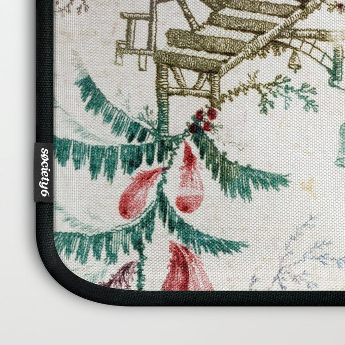 Enchanted Forest Chinoiserie Laptop Sleeve Gallery Image 3