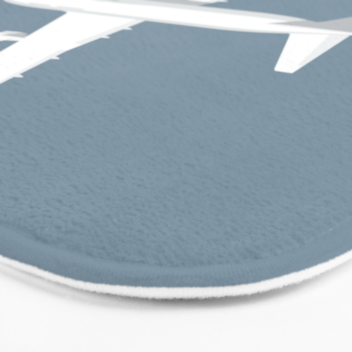 747-400 Jumbo Jet Airliner Aircraft - Slate Bath Mat Gallery Image 3