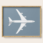 747-400 Jumbo Jet Airliner Aircraft - Slate Serving Tray Gallery Image 1
