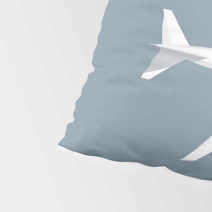 747-400 Jumbo Jet Airliner Aircraft - Slate Pillow Sham Gallery Image 4