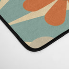 70's Retro Floral Patterned Prints Desk Mat Gallery Image 4