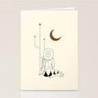 Talking to the Moon - Rustic Stationery Card Gallery Image 2