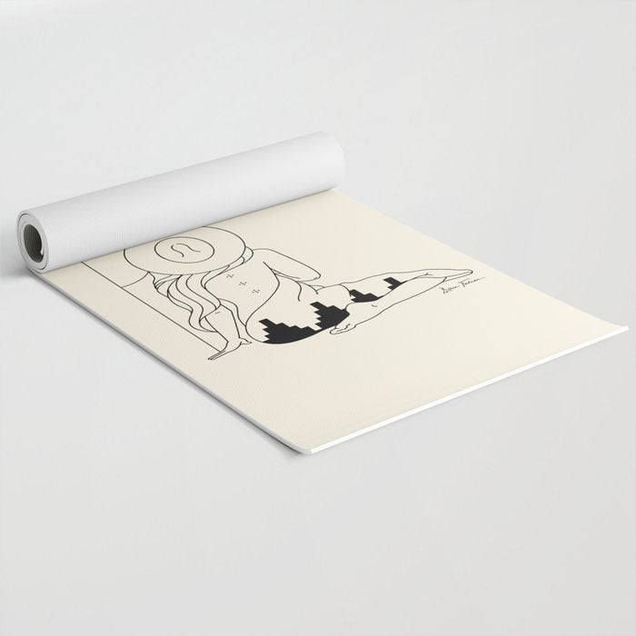 Talking to the Moon - Rustic Yoga Mat Gallery Image 2
