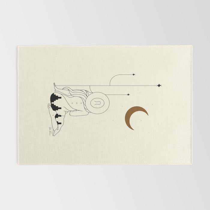 Talking to the Moon - Rustic Rug Gallery Image 2