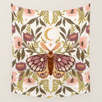 Countryside Garden Moth Wall Tapestry Gallery Image 4