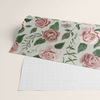 Wild Flower Rose Pattern Wrapping Paper Gallery Image 2