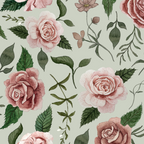 Wild Flower Rose Pattern Coffee Mug Gallery Image 2