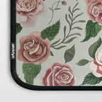 Wild Flower Rose Pattern Laptop Sleeve Gallery Image 3