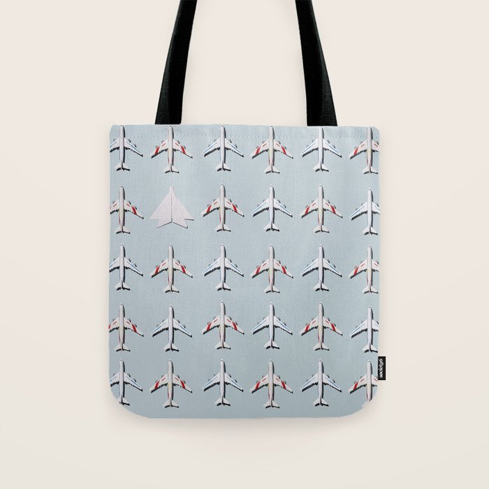 Paper plane Tote Bag Gallery Image 1