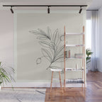 Line Olive Branch Wall Mural Gallery Image 1
