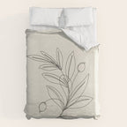Line Olive Branch Duvet Cover Gallery Image 6