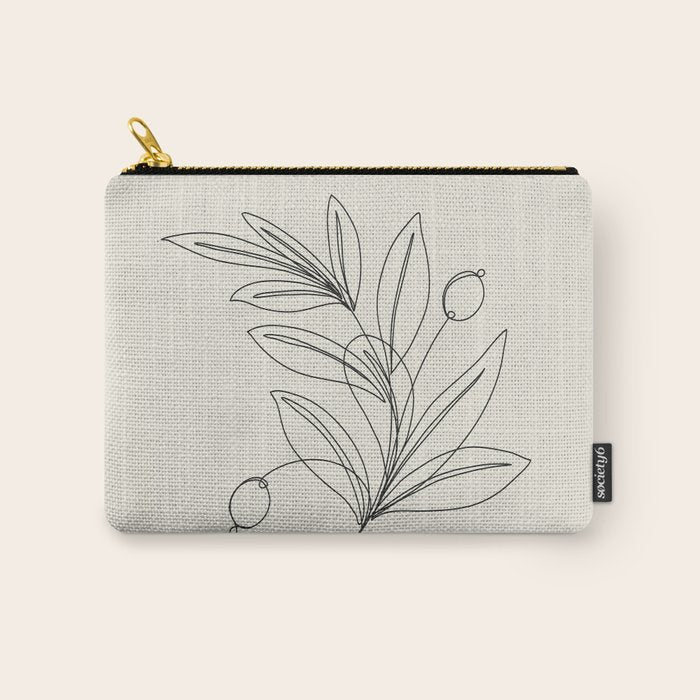 Line Olive Branch Carry All Pouch Gallery Image 1