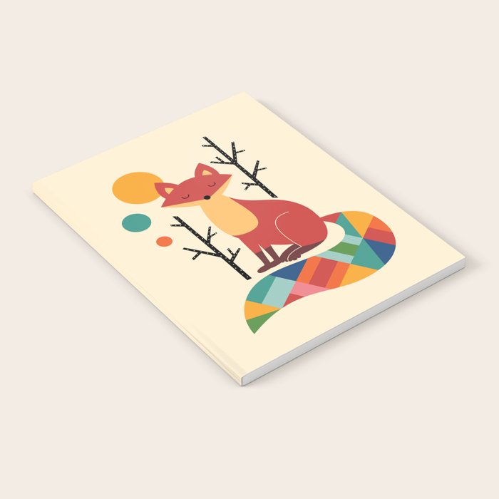 Rainbow Fox Notebook Gallery Image 2