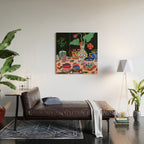 Suspicious mugs 3 Wood Wall Art Gallery Image 2